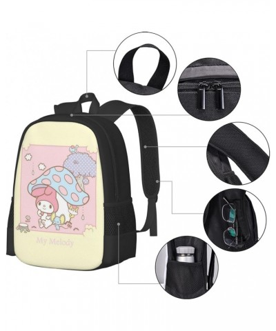 My Bunny Melody Backpack Cartoon animetion Backpacks Double Shoulder Bag Travel Bag Gift For Woman My-03 17 Inch(With Keychai...