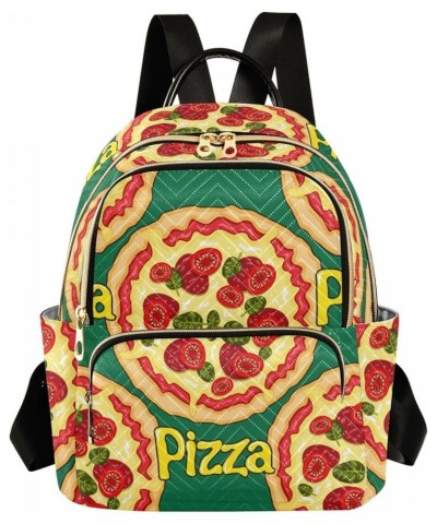 Italian Pizza Pattern Women's Backpack Purse Causal Daypack Work Travel College Business Trip Bag Shoulder Bag Medium $12.79 ...