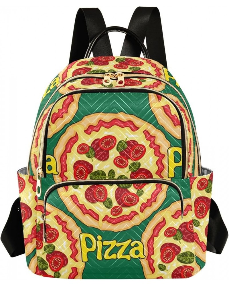 Italian Pizza Pattern Women's Backpack Purse Causal Daypack Work Travel College Business Trip Bag Shoulder Bag Medium $12.79 ...