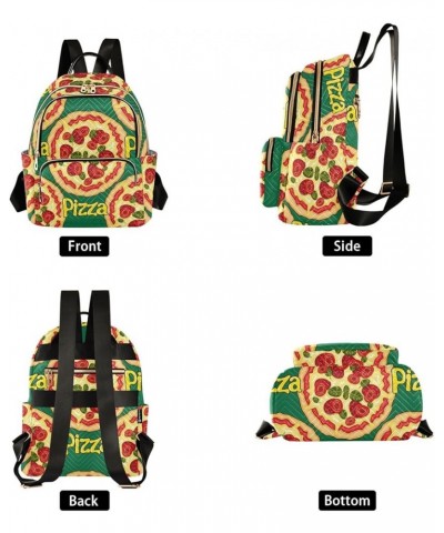 Italian Pizza Pattern Women's Backpack Purse Causal Daypack Work Travel College Business Trip Bag Shoulder Bag Medium $12.79 ...