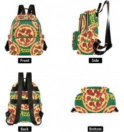 Italian Pizza Pattern Women's Backpack Purse Causal Daypack Work Travel College Business Trip Bag Shoulder Bag Medium $12.79 ...