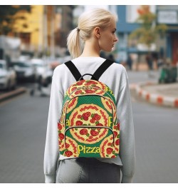 Italian Pizza Pattern Women's Backpack Purse Causal Daypack Work Travel College Business Trip Bag Shoulder Bag Medium $12.79 ...