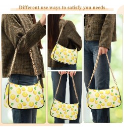 Fruit Shoulder Bag Cute Little Lemon Leaves Women Clutch Handbag Shoulder Purch Boho Bag Date Chain Bag Tote Bag Spring Holid...