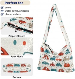 Women Boho Handbag Ambulance Car Bus Underarm Bag Tote Bag Shoulder Bag Crossbody Bag Fluffy Cell Phone Purse Patriot Lady Tr...