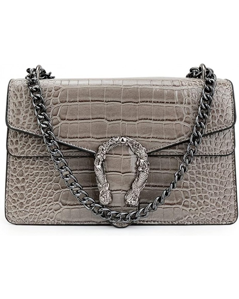 Crossbody Shoulder Purse for Women - Fashion Purse with Bow Handbags PU Leather Satchel Bag 1-2grey $15.36 Shoulder Bags