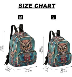 Collection of Cupcakes with Icing Women Backpack, Women's Fashion Travel Backpack, Womens Travel Backpack, S Colorful Owl on ...