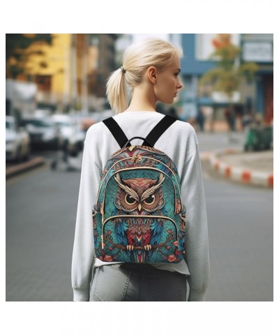 Collection of Cupcakes with Icing Women Backpack, Women's Fashion Travel Backpack, Womens Travel Backpack, S Colorful Owl on ...