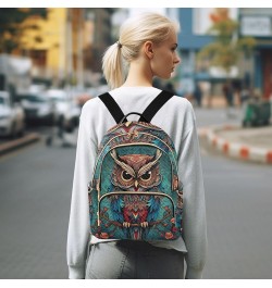 Collection of Cupcakes with Icing Women Backpack, Women's Fashion Travel Backpack, Womens Travel Backpack, S Colorful Owl on ...