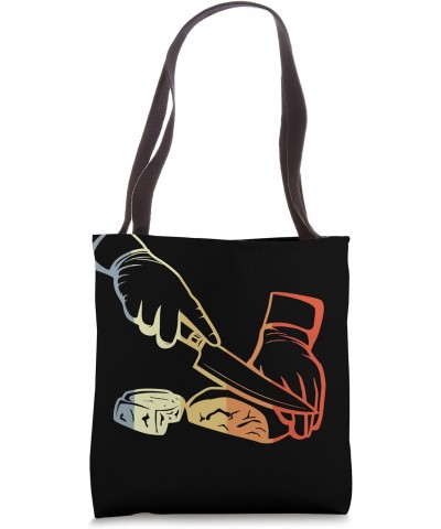 Cutting Meat Retro Look Steak Lover Butchery Tote Bag $10.89 Totes