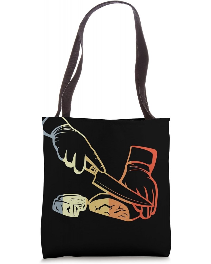 Cutting Meat Retro Look Steak Lover Butchery Tote Bag $10.89 Totes